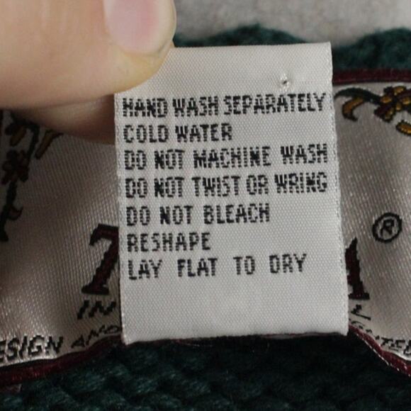 VTG Christmas Sweater Santa Womens Sz M Tiara Int. Crochet Beaded Ugly Party - Picture 4 of 11